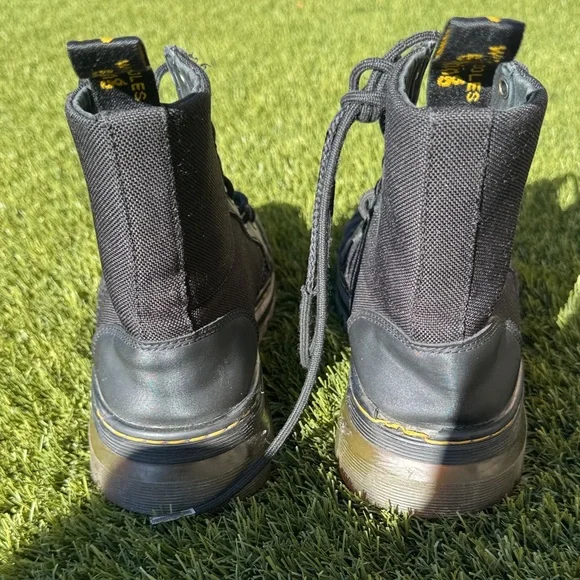 Dr. Martens Black Canvas Boots - Picture 8 of 15